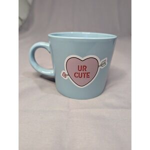 RARE Coffee Cup Sweethearts The Original Mug Valentine's Day‎  "UR CUTE" Love